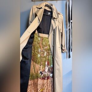 Vintage Heritage Trench Coat | Equestrian Lining | Statement Interior